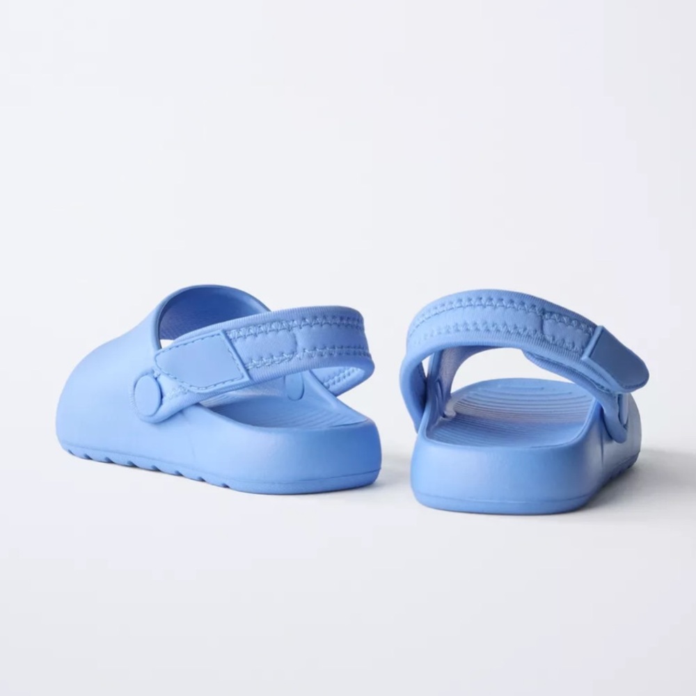 ZARA RUBBER SLINGBACK SANDALS - Picture 3 of 10